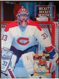 BECKETT HOCKEY Monthly, Issue 6, Patrick ROY, April 1991, Adam Oates, Canadiens